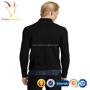 Cashmere Quarter Zip <strong>Turtle</strong> <strong>Neck</strong> <strong>Jumper</strong> Pullover <strong>for</strong> <strong>Men</strong> - Product Image 6