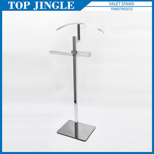 Traje de acrílico en forma de T doble y soporte para colgar abrigos - Product Image 2