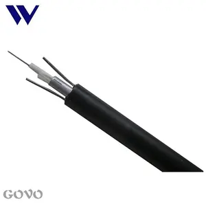 GOVO Outdoor Armored Cable 12 cores GYXTW Central Tube Fiber Optic Cable