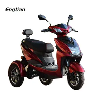 Hot sell electric tricycle in electric scooters 3 three wheel disability with padals for adults/elderly