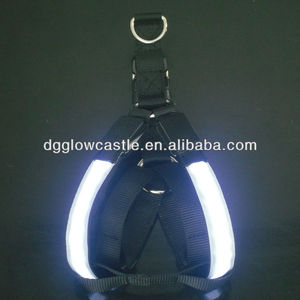 Led artículos de perro de cuero resistente al agua arnés del perro - Product Image 1