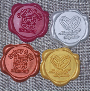 2025 nouveaux autocollants de sceau de cire de couleur de logo personnalisé de <span class=keywords><strong>prix</strong></span> usine d'origine - Product Image 4