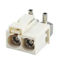 Fakra Connector Fakra Code B Double Female Jack Right Angle RF Coaxial Connector for VW RCD RNS Auto Radio Antenna Cable