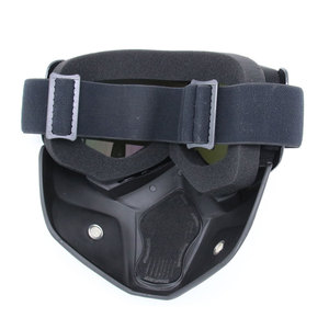 <span class=keywords><strong>Masque</strong></span> facial complet de <span class=keywords><strong>moto</strong></span> rétro coupe-vent bon marché avec protection faciale tactique à lentilles colorées - Product Image 2