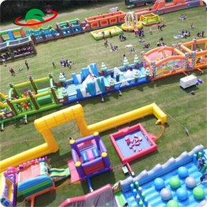 Lớn Nhất Dành Cho Người Lớn/Kid Inflatable Theme Park Công Viên Giải Trí Thiết Bị Inflatable Game - Product Image 2