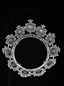 มงกุฎเจ้าสาวสไตล์ยุโรปสีเงิน ประดับคริสตัล AB ปรับขนาดได้ สำหรับผู้ชนะการประกวด มงกุฎทองสำหรับราชินี - Product Image 3