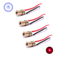Module de lumière Laser à tête en cuivre, Diode à points rouges 650nm 5mW 1 unité