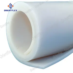 Soft white translucent transparent high temperature silicone rubber sheet suppliers price