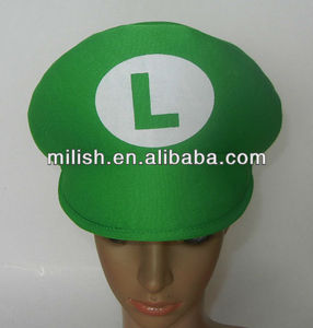 Sombreros <span class=keywords><strong>de</strong></span> <span class=keywords><strong>Luigi</strong></span> para Fiesta <span class=keywords><strong>de</strong></span> Carnaval, Sombreros <span class=keywords><strong>de</strong></span> Felpa Verdes <span class=keywords><strong>de</strong></span> <span class=keywords><strong>Luigi</strong></span> W13-1 - Product Image 4