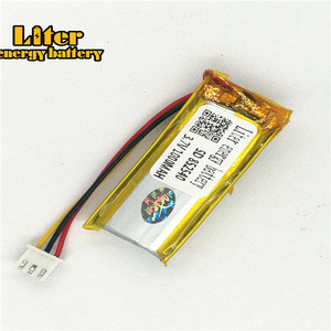 Socket 2.5-3 P Lithium battery 3.7 V 852540 1000 mah Rechargeable battery for electric toys products - Product Image 3