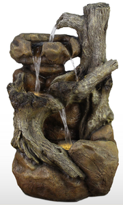 Realistico scenario resina coperta rocaille <span class=keywords><strong>fontana</strong></span> di acqua per la decorazione domestica - Product Image 6