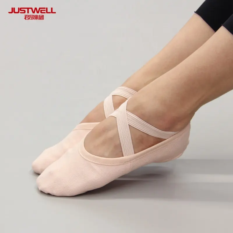 Hot Wholesale Stretch Canvas Ballet Pointe Shoes