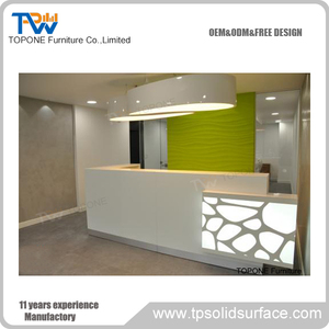 Thiết Kế Hiện Đại Hình Chữ L Phía Trước Văn Phòng Salon Dịch Vụ Kinh Doanh Bàn Tiếp Tân - Product Image 6