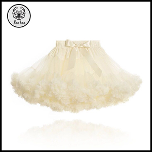 Niñas falda tutú mullido multicolor vestido del tutú del bebé - Product Image 1