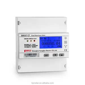 EM537 CT 3*230/400V 1.5(6)A three phase ct connected din rail modbus energy meter