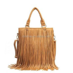 Newest Fashion Two <strong>Sided</strong> Tassel <strong>Ladies</strong> Handbag Shoulder <strong>Bag</strong> Leisure Popular Long Strap Shoulder <strong>Bag</strong> for Girls - Product Image 4