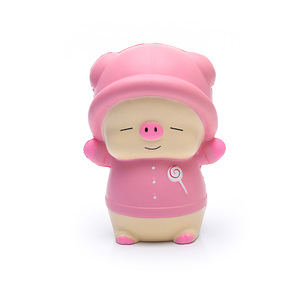 Personnalisé en gros pas cher rose cochon poupée squishy jouets en hausse lente - Product Image 2