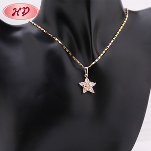 Juego de joyas artificiales chapadas en oro de 18K para mujer, bisutería de estilo indio, a precio barato