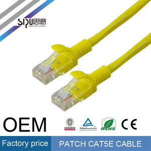 SIPU haute qualité Rond/<span class=keywords><strong>Plat</strong></span> Cat6 <span class=keywords><strong>RJ45</strong></span> Patch Cordon Ethernet Cat5e Câble Réseau - Product Image 1
