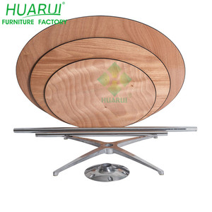 Ziyafet düğün ahşap katlanır masa kokteyl masası - Product Image 2