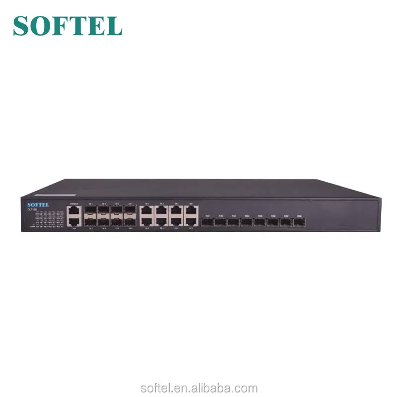 फाइबर ऑप्टिक EPON OLT कीमत Softel से आईएसपी जरूरतों उपकरण जो EPON OLT