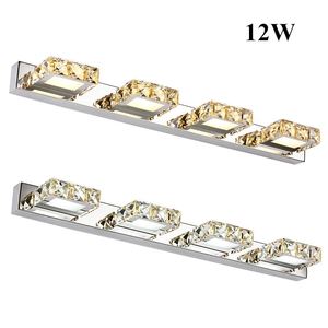 Modern6W 9W 12W Led Indoor Wall <strong>Light</strong> in <strong>Bathroom</strong> Square Crystal Sconce Lamp <strong>Waterproof</strong> AC110V/220V <strong>Bathroom</strong> Mirror Crystal Lamp - Product Image 4
