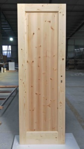 Puerta de Madera Maciza de Pino Radiata MDF--KD08A - Product Image 2