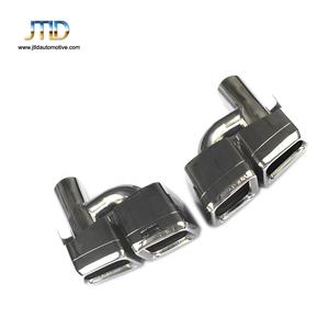 Saf 304 Paslanmaz Çelik Çift Çıkışlı BENZ Için W212 Egzoz Ucu - Product Image 4