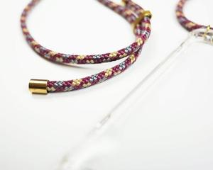 Atouchbo Bordeaux Pour Samsung <span class=keywords><strong>Galaxy</strong></span> M30/20/10 Collier Cordon Lanière bandoulière D'absorption des Chocs TPU housse Porte- - Product Image 2