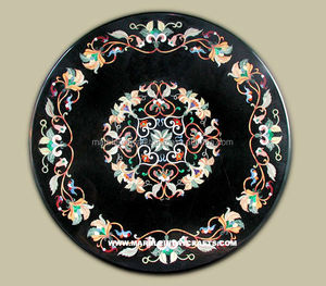 <b>Stone</b> Inlay <b>Table</b> <b>Top</b>, Italian Marble Coffee <b>Table</b> <b>Top</b> - Product Image 1