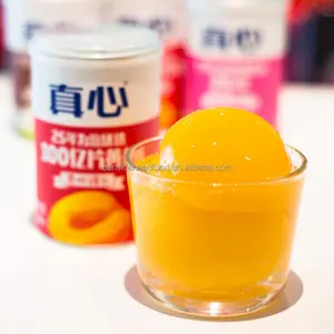 Zhenxin Famous Canned Yellow Peach Fruit Halves In Light Syrup Canned Peaches