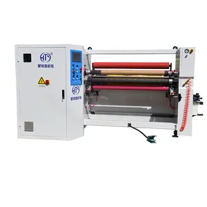 FJ02 high-speed automatic adhesive tape masking tape film paper turret rewinder slitter rewinder