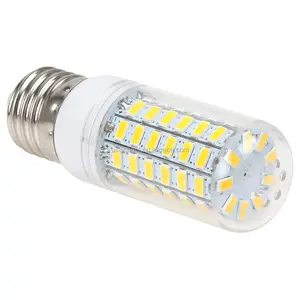 led ampul ısı emici ile Suppliers-Tam YENI LED lamba E27 SMD 5730 mısır ampul 220 V Avize LED Mum ışığı Spot
