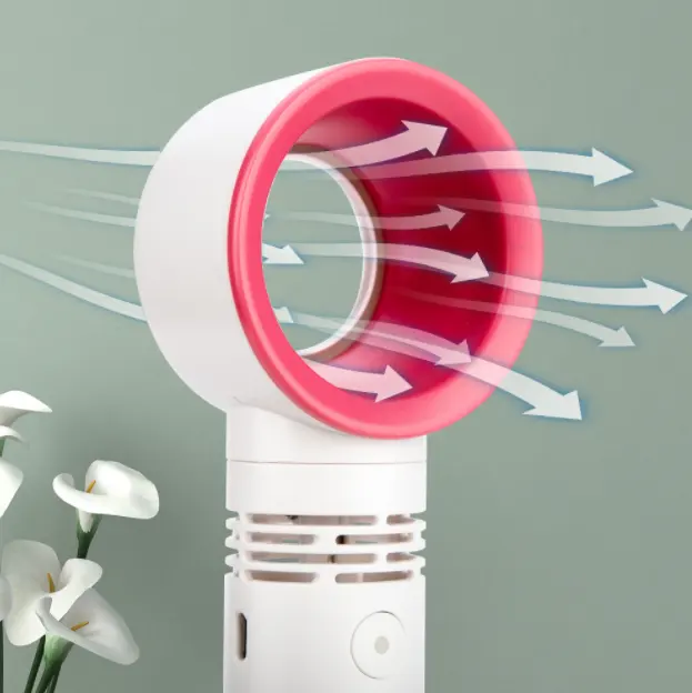 USB Перезаряжаемый мини-вентилятор без лопасти, бесшумные электрические вентиляторы для стола, без лопасти, персональный маленький ручной охлаждающий вентилятор