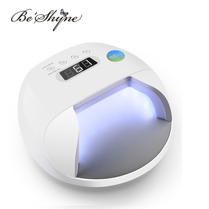 Professionnel à deux mains Beshyne <span class=keywords><strong>SUN7</strong></span> vernis à ongles Gel sèche LED lumière UV capteur automatique plastique blanc prise ue alimenté par batterie - Product Image 3