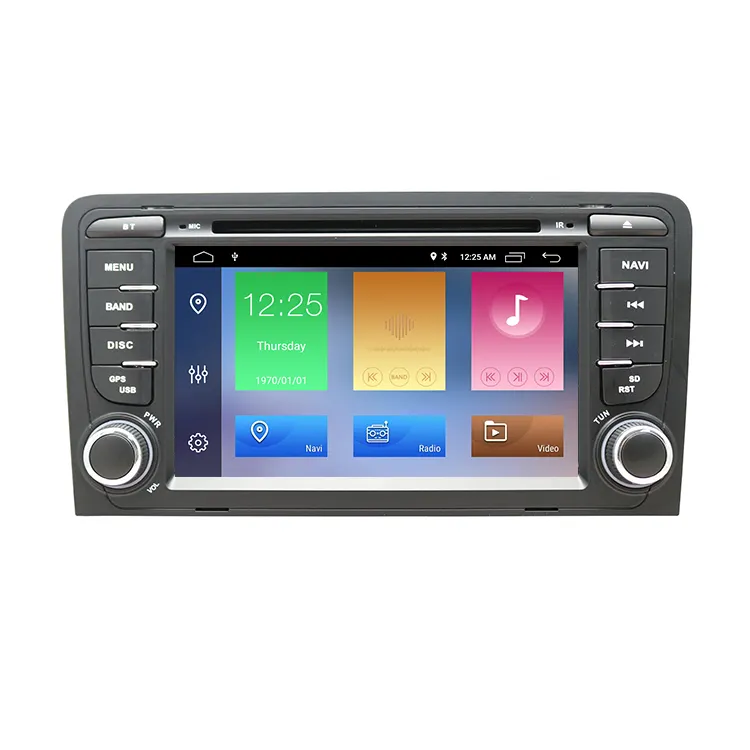 Autoradio DSP 2 go 2din Android 12, lecteur DVD pour Audi A3 8P S3 2003-2012 RS3 Sportback, Navigation multimédia, unité principale stéréo