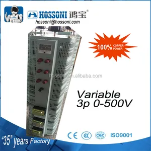 三相调节器tsgc2-30kva，调节范围0-500v，带CE的手动稳定器，铜