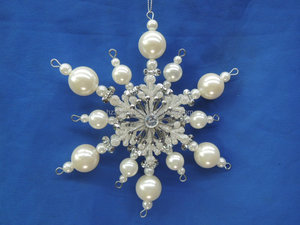 Thiết Kế Trang Trí Mới Cung Cấp Vải Bông Tuyết Treo Búp Bê Đồ Trang Trí Cây Giáng Sinh - Product Image 5