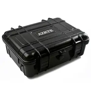 Black Plastic Shockproof Protective Storage Case Waterproof Box Shoulder BagためGo Pro 7 6 5 4 3 + 3 2 1 Sports Action Cameras