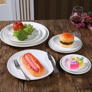 YCP01-vaisselle en gros, nouvelle <span class=keywords><strong>assiette</strong></span> en céramique à cercle plat en porcelaine pour Restaurant - Product Image 5