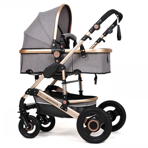 2018 Wholes Luxury Multifunctional Baby Stroller 2 in 1 Good Pram Cheap Baby Products 2021 Trending