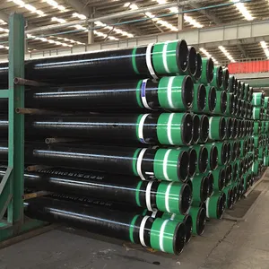 API 5CT H-40,J-55,K-55,N-80,C-75,L-80 SMLS STEEL Casing Pipe