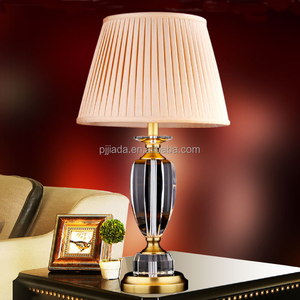 Lamparas europa breve cristallo lampada da comodino abajur mesa sala lampada di cristallo di Illuminazione breve cristallo moderna lampada da tavolo - Product Image 3