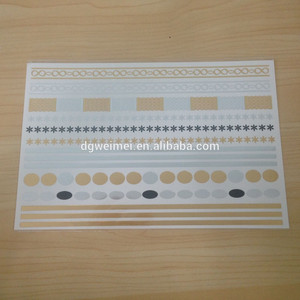 pulsera de la muñeca para <span class=keywords><strong>mujer</strong></span> joyería de la cadena falso metálico flash del <span class=keywords><strong>tatuaje</strong></span> - Product Image 1