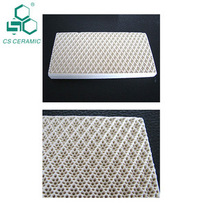 Parrilla de cerámica infrarrojos quemador fuego ladrillo <span class=keywords><strong>cordierita</strong></span> placa de cerámica del panal - Product Image 5