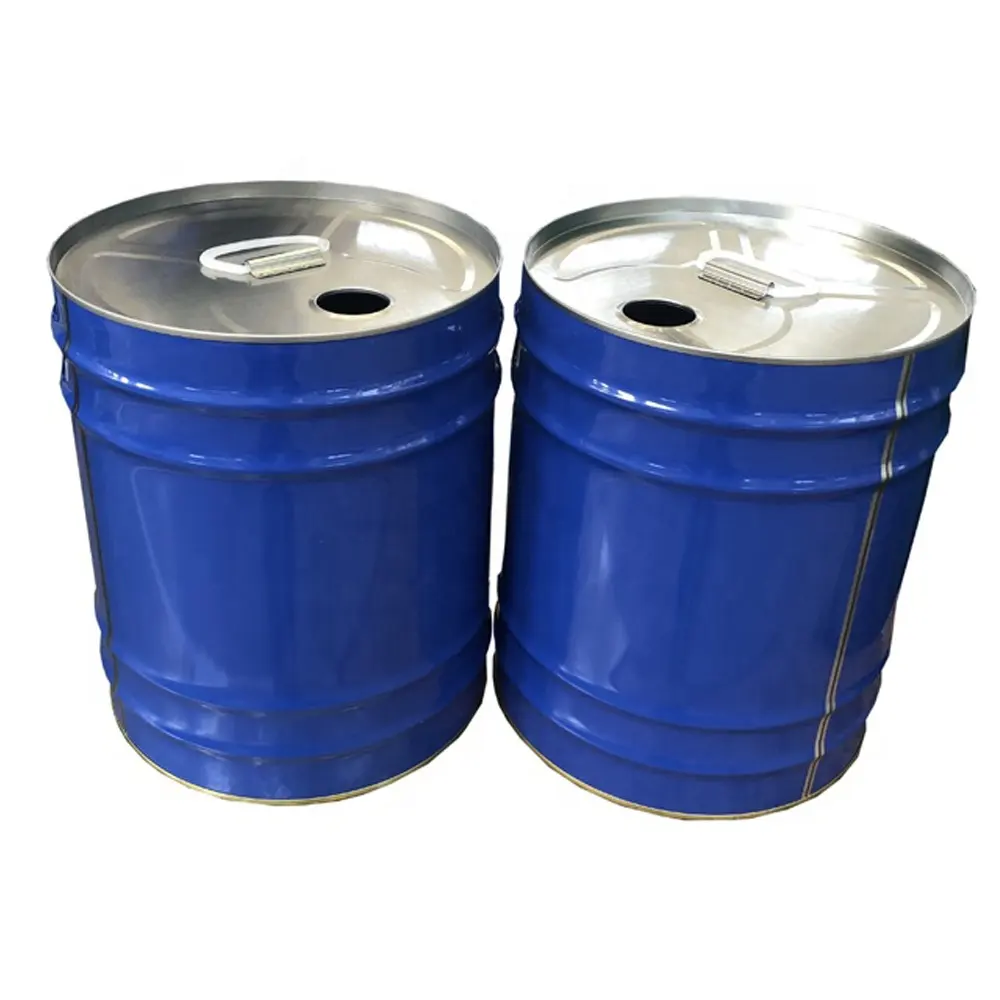 25 litros balde de metal balde com tampa de bico 25L apertado cabeça do cilindro de aço