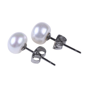 perlas de agua dulce señora de <span class=keywords><strong>la</strong></span> oficina <span class=keywords><strong>la</strong></span> semana de Lunes a Domingo buen regalo pendiente del perno prisionero conjunto - Product Image 6