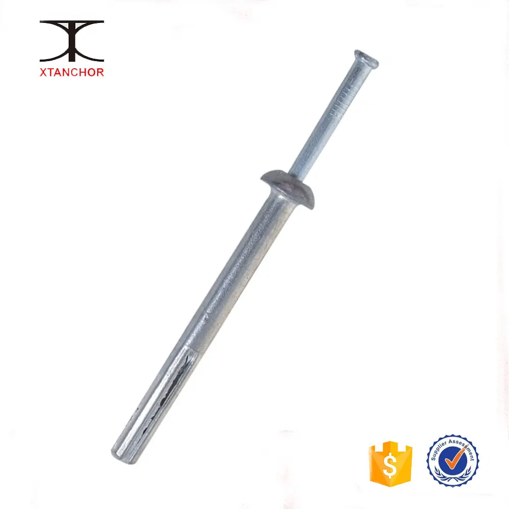 Zink-legierung Hammer Stick Anker Zamak Metall Nagel in Anker 1/4X1-1/2