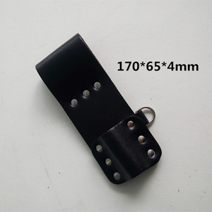 Porte-outils d'échafaudage en cuir de vachette pleine fleur pour clé d'échafaudage, niveaux à bulle, ruban à mesurer, porte-marteau - Product Image 6