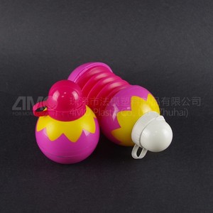 Patrón de flores forma de la bola botella de plástico, energía beber de plástico botella del deporte de agua - Product Image 2